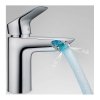 Купити Hansgrohe 71100000 Logis 100 71100 Змішувач для Раковини одноважільний Колір Хром Німеччина зі зливним гарнітуром економний EcoSmart в Києві vannaja.kiev.ua