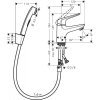 Купить Кран для раковины с душем биде Hansgrohe 71144 Novus 71144000 в Киеве vannaja.kiev.ua