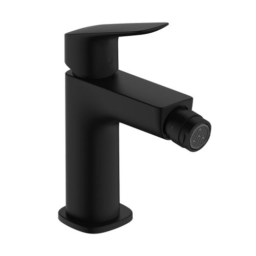 Смесители черные матовые для биде Hansgrohe Logis Fine 110 Matt Black 71201670 однорычажный плоский Купить Смесители черные матовые для биде Hansgrohe Logis Fine 110 Matt Black 71201670 однорычажный плоский в Киеве vannaja.kiev.ua