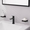 Купити чорний матовий кран Hansgrohe Logis Fine 110 Змішувач для умивальника із донним клапаном push-open, Matt Black (71252670) в Києві vannaja.kiev.ua