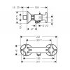 HANSGROHE 71260000 LOGIS CLASSIC 71260 Смеситель душевой настенный стандартный Купить HANSGROHE 71260000 LOGIS CLASSIC 71260 Смеситель душевой настенный стандартный в Киеве vannaja.kiev.ua