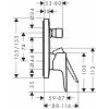 Смеситель скрытого монтажа Hansgrohe Talis E Matt Black 71745670 Черный Матовый Купить Смеситель скрытого монтажа Hansgrohe Talis E Matt Black 71745670 Черный Матовый в Киеве vannaja.kiev.ua