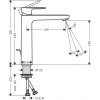 Купить Смеситель для ванны + высокий кран для чаши раковины Hansgrohe 71440000 + 71552000 Vernis Blend Хром в Киеве vannaja.kiev.ua