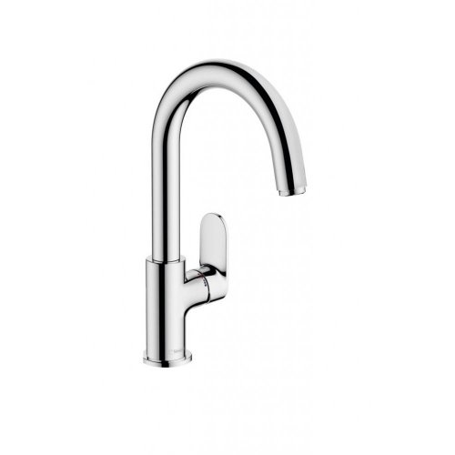 Купити Купити змішувач з поворотним виливом для раковини Hansgrohe 71554000 Vernis Blend 71554 хром з донним клапаном в Києві vannaja.kiev.ua