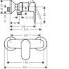 Смеситель для душа со стойкой черный матовый Hansgrohe Vernis Blend 71640670 + 26422670 Купить Смеситель для душа со стойкой черный матовый Hansgrohe Vernis Blend 71640670 + 26422670 в Киеве vannaja.kiev.ua