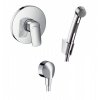 Купить Hansgrohe гигиенический душ 71666000+26457000+32129000 Logis Набор скрытого монтажа в Киеве vannaja.kiev.ua