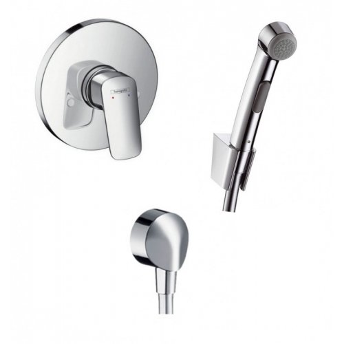 Купить Hansgrohe гигиенический душ 71666000+26457000+32129000 Logis Набор скрытого монтажа в Киеве vannaja.kiev.ua