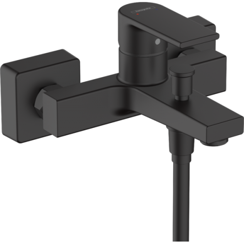 Купити Матовий чорний змішувач Hansgrohe 71450670 для ванни Vernis Shape в Києві vannaja.kiev.ua