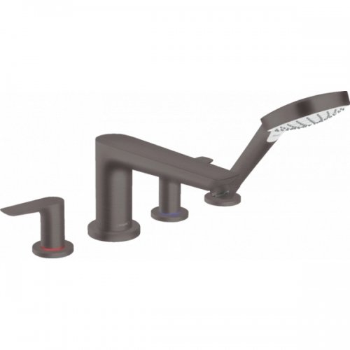 Купить Смеситель для ванны Hansgrohe Talis E Brushed Black (71748340) в Киеве vannaja.kiev.ua