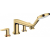Купить Смеситель для ванны Hansgrohe Talis E Polished Gold Optic (71748990) в Киеве vannaja.kiev.ua