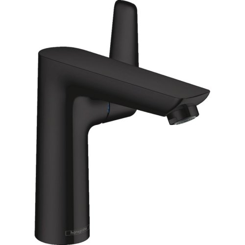 Купить Смеситель для умывальника Hansgrohe Talis E 150 с донным клапаном, черный матовый (71754670) в Киеве vannaja.kiev.ua