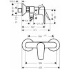 Купить Настенный смеситель для душа Hansgrohe Talis E Matt Black (71760670) в Киеве vannaja.kiev.ua