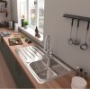 кран на кухню з душем змішувач Hansgrohe 71820000 Focus M42-H220 2Jet для кухні з висувним виливом, Sbox хром Купити кран на кухню з душем змішувач Hansgrohe 71820000 Focus M42-H220 2Jet для кухні з висувним виливом, Sbox хром в Києві vannaja.kiev.ua