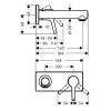 Купити Hansgrohe Talis S 72110000 довгий змішувач на умивальник 72110 в Києві vannaja.kiev.ua
