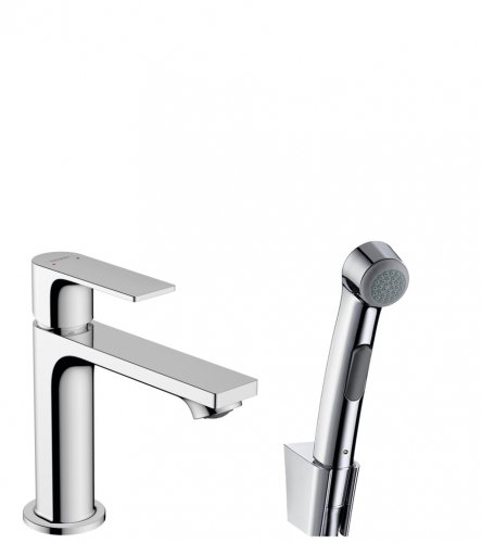 Змішувач для раковини з гігієничним душем 72216000 Hansgrohe Rebris E гігієнічний кран душ одноважільний, хром латунь Купити Змішувач для раковини з гігієничним душем 72216000 Hansgrohe Rebris E гігієнічний кран душ одноважільний, хром латунь в Києві vannaja.kiev.ua