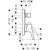 Купити Hansgrohe 72405000 Talis S 72405 Змішувач для ванни з душем прихованого монтажу змішувач в Києві vannaja.kiev.ua