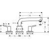 Купити Hansgrohe 72415000 Talis S 72415 змішувач ванни врізний на 3 отвори в Києві vannaja.kiev.ua