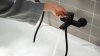 Купить Hansgrohe 72450670 Черный матовый кран Киев Rebris E Однорычажный смеситель для ванны настенного открытого монтажа в Киеве vannaja.kiev.ua