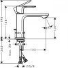Кран hansgrohe 72517000 Rebris S 72517 Однорычажный смеситель для раковины 110 со сливным гарнитуром супер качество Купить Кран hansgrohe 72517000 Rebris S 72517 Однорычажный смеситель для раковины 110 со сливным гарнитуром супер качество в Киеве vannaja.kiev.ua