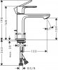 Hansgrohe 72527000 Змішувач для раковини Hansgrohe Rebris S 110 Coolstart хром з донним клапаном Купити Hansgrohe 72527000 Змішувач для раковини Hansgrohe Rebris S 110 Coolstart хром з донним клапаном в Києві vannaja.kiev.ua