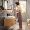 Hansgrohe Rebris E 72557670 Чорні Крани для ванної кімнати одноважільний змішувач для раковини 110 зі зливним клапаном чорний матовий Купити Hansgrohe Rebris E 72557670 Чорні Крани для ванної кімнати одноважільний змішувач для раковини 110 зі зливним клапаном чорний матовий в Києві vannaja.kiev.ua