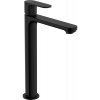 Купить Hansgrohe 72580670 Rebris S Смеситель для раковины 240 CoolStart однорычажный со сливным гарнитуром Матовый черный в Киеве vannaja.kiev.ua