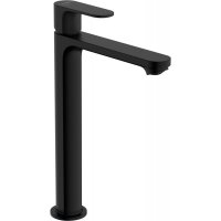 Hansgrohe 72450670 Черный матовый кран Киев Rebris E Однорычажный смеситель для ванны настенного открытого монтажа