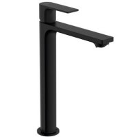 Hansgrohe 72450670 Черный матовый кран Киев Rebris E Однорычажный смеситель для ванны настенного открытого монтажа