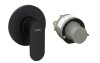 черный матовый Hansgrohe 72648670 Rebris S Смеситель для душа скрытого монтажа в комплекте со скрытой частью Купить черный матовый Hansgrohe 72648670 Rebris S Смеситель для душа скрытого монтажа в комплекте со скрытой частью в Киеве vannaja.kiev.ua