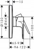 Hansgrohe Rebris S 72667670 Смеситель скрытого монтажа черный матовый Купить Hansgrohe Rebris S 72667670 Смеситель скрытого монтажа черный матовый в Киеве vannaja.kiev.ua