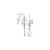 Купити Змішувач для кухні Hansgrohe Talis 210 1jet з витяжним виливом, Brushed Black Chrome (72802340) в Києві vannaja.kiev.ua