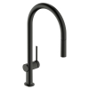 Купити Змішувач для кухні Hansgrohe Talis 210 1jet з витяжним виливом, Brushed Black Chrome (72802340) в Києві vannaja.kiev.ua