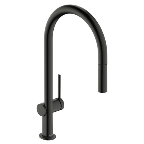 Смеситель для кухни Hansgrohe Talis 210 1jet с вытяжным изливом, Brushed Black Chrome (72802340) Купить Смеситель для кухни Hansgrohe Talis 210 1jet с вытяжным изливом, Brushed Black Chrome (72802340) в Киеве vannaja.kiev.ua