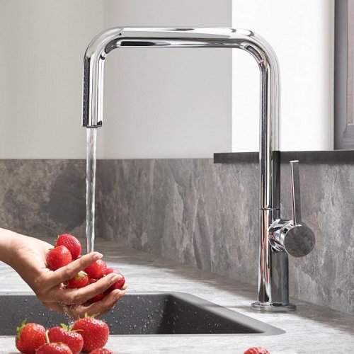 Кран Hansgrohe для кухни 72806000 Одноважільний змішувач Talis M54 з поворотний Купити Кран Hansgrohe для кухни 72806000 Одноважільний змішувач Talis M54 з поворотний в Києві vannaja.kiev.ua