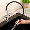 Купить Смеситель для кухни Hansgrohe Talis M54 PowderSpray 210 3jet Semi-Pro, Brushed Black Chrome (72861340) в Киеве vannaja.kiev.ua