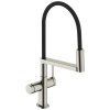 Купить Смеситель кухонный Hansgrohe Talis M54 PowderSpray 210 3jet Semi-Pro, Stainless Steel Finish (72861800) в Киеве vannaja.kiev.ua