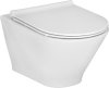 Купить Комплект 38772001 + 34H0N8 Инсталляция Grohe Rapid SL 38772001 с кнопкой смыва хром + унитаз Roca Gap Raund A34H0N8000 подвесной безободковый сидение с доводчиком Slim в Киеве vannaja.kiev.ua