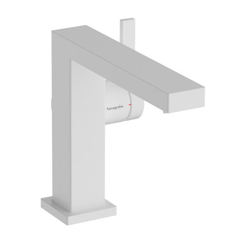Купить Смеситель для умывальника Hansgrohe Tecturis E 110 Fine CoolStart, Matt White (73020700) в Киеве vannaja.kiev.ua