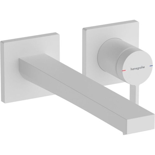 Купить Смеситель для умывальника Hansgrohe Tecturis E 225 из стены, Matt White (73051700) в Киеве vannaja.kiev.ua