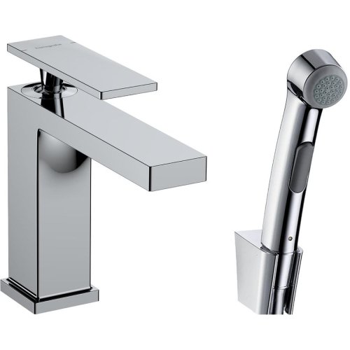 Гигиенический душ от умывальника квадратный Hansgrohe Tecturis E 110 с гигиенической лейкой (73210000), хром Купить Гигиенический душ от умывальника квадратный Hansgrohe Tecturis E 110 с гигиенической лейкой (73210000), хром в Киеве vannaja.kiev.ua