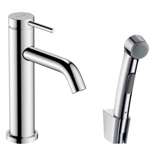 Смеситель для умывальника с гигиеническим душем Hansgrohe Tecturis S 110 с гигиенической лейкой, Хром (73211000) Купить Смеситель для умывальника с гигиеническим душем Hansgrohe Tecturis S 110 с гигиенической лейкой, Хром (73211000) в Киеве vannaja.kiev.ua