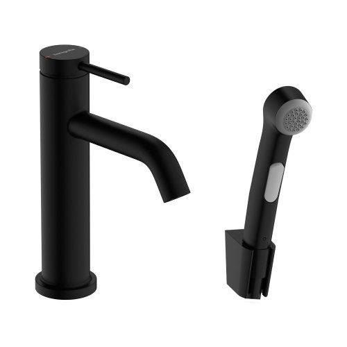 смеситель для раковины с гигиеническим душем купить Hansgrohe Tecturis S 110 для умывальника с лейкой, Matt Black (73211670) Купить смеситель для раковины с гигиеническим душем купить Hansgrohe Tecturis S 110 для умывальника с лейкой, Matt Black (73211670) в Киеве vannaja.kiev.ua