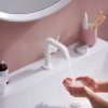 Купить Смеситель для умывальника Hansgrohe Tecturis S 110 Fine CoolStart, Matt White (73321700) в Киеве vannaja.kiev.ua