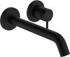 змішувач для раковини настінний чорний матовий HansGrohe Tecturis S 73351670 з краном 225 мм, вбудований монтаж Купити змішувач для раковини настінний чорний матовий HansGrohe Tecturis S 73351670 з краном 225 мм, вбудований монтаж в Києві vannaja.kiev.ua