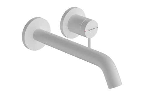 продажа білих матових настінних змішувач для умивальника 73351700 HansGrohe Tecturis S 225 мм Купити продажа білих матових настінних змішувач для умивальника 73351700 HansGrohe Tecturis S 225 мм в Києві vannaja.kiev.ua