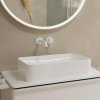продажа білих матових настінних змішувач для умивальника 73351700 HansGrohe Tecturis S 225 мм Купити продажа білих матових настінних змішувач для умивальника 73351700 HansGrohe Tecturis S 225 мм в Києві vannaja.kiev.ua