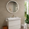 Купить Смеситель для умывальника Hansgrohe Tecturis S 150 CoolStart на 2 отверстия, Brushed Bronze (73353140) в Киеве vannaja.kiev.ua