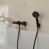 Купить черный матовый рычажный смеситель для ванны Hansgrohe Tecturis E 73420670 в Киеве vannaja.kiev.ua