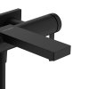 Купить черный матовый рычажный смеситель для ванны Hansgrohe Tecturis E 73420670 в Киеве vannaja.kiev.ua
