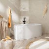 Купить Смеситель для ванны Hansgrohe Tecturis S напольный, черный матовый (73440670) в Киеве vannaja.kiev.ua
